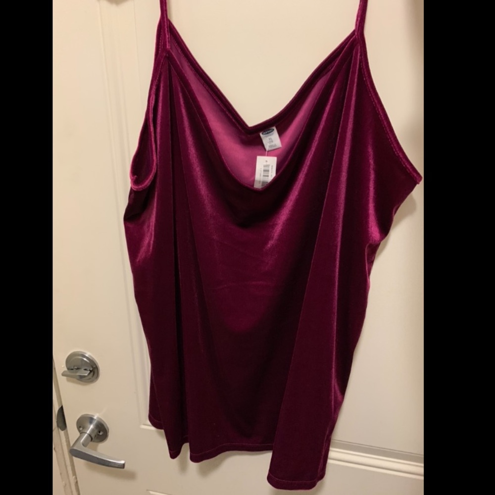 Velvety Deep Magenta Tank Top / Cami